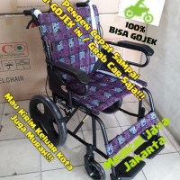baru Kursi Roda Trevel AVICO 871B Kuat Untuk 100kg Black Stel Bisa Un