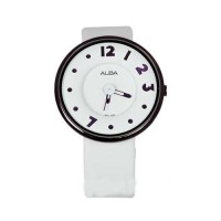 Jam Tangan Wanita Alba AH8201X1 Strap Kulit Putih