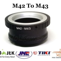 Adapter Lensa M42 to M43 Olympus Panasonic Lumix Xiaomi Yi M1 -