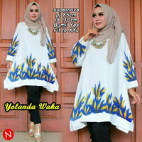 xxl xl jumbo big size tunik bumil busui blouse baju atasan muslim blus
