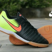 PROMO SEPATU FUTSAL NIKE GRADE ORI WARNA HITAM LIST HIJAU