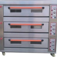 Mesin Oven Roti Gas 3 Rak 9 Loyang (GO39)