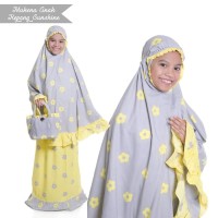 MUKENAH MUSLIMAH POLOS ANAK KATUN JEPANG MURAH SUNSHINE KEPANG
