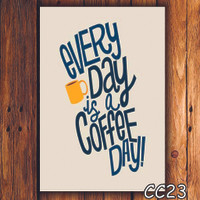 Jual HIASAN DINDING POSTER KAYU WALL DECOR CAFE COFFEE VINTAGE PAJANGAN Murah
