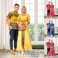 Couple Rok dan Blus Qirani Etnic,baju batik murah, baju muslim modern