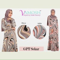 GPT Sekar vamosh Dress / gamis / hijab/gamis spandek /baju muslim