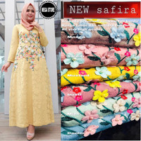 Baju Terusan Wanita Muslim Longdress New Safira