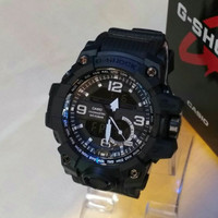Jam tangan sport pria, G-shock double time, water resist, kw super