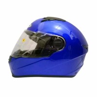 KA Helm Zeus Full Face ZS 811 Solid Yamaha Blue Bonus Visor