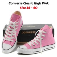 Sepatu Converse All Star Classic HIGH Pink - Grade Ori Vietnam