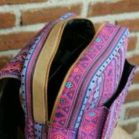 Tas Ransel Laptop Notebook Tribal Ungu for Asus Lenovo ThinkPad Sams