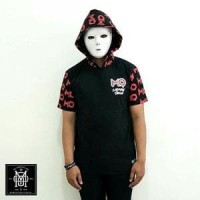 Kaos pendek hoodie MEMPHIS hitam not kickOUT FYC Friday PROMO