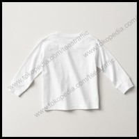 (Sale!!!) Kaos Polos Anak Lengan Panjang Kaos Anak Putih Cotton Combed