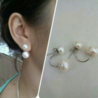 anting dior perak asli 925 mutiara air tawar lombok