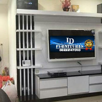 partisi penyekat ruangan - dinding -lemari -tv