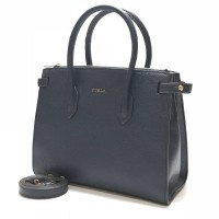 TAS FURLA ORIGINAL - FURLA PIN TOTE NAVY