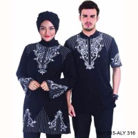 jual Busana baju couple muslim Sarimbit Pasangan Kembaran Modern Teba