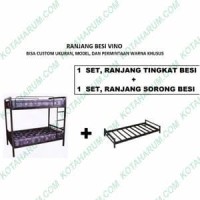 ranjang single + sorong uk 90x200 BPK AGUS KATAPANG