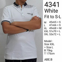 Baju korea pria kaos kerah polo shirt import branded dewasa 4341