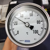 Thermometer SS316 Range 100mm 0-100Deg Stick 1/2