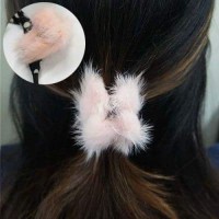 Jepit Rambut Serat Sintetis bulu Hair Clip 02676Er / 02671Dr / 02676Cr