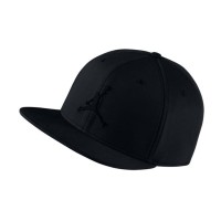 Topi Air Jordan Jumpman Snapback Triple Black Original 861452-010