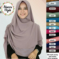 Jilbab Khimar Syari Jumbo Umma 2 Layer
