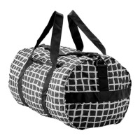 Tas Selempang Punggung IKEA KNALLA Tas olahraga, hitam, putih