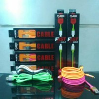 Kabel Usb FLECO Rubber iPhone 5 Fast Charging Data Cable 1200Mm