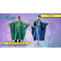 Jas Hujan Poncho FORTUNA 711 Elmondo Dewasa Motor Karet Batman ASV