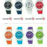 ( Harga Promo !!! ) Jam Tangan Wanita Q&Q QQ VQ50J Original VQ50 Biru