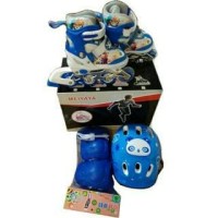 PALING UPDATE Sepatu Roda Anak Full Set Komplit (Inline skate + Helm +