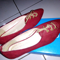 flat shoes yongki komaladi merah size 39