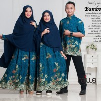 gamis dress baju muslim couple sarimbit ibu anak ayah keluarga