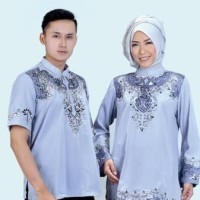 Dress Muslimah Wanita Baju Muslimah Cewek Lengan Panjang Abu Kelly