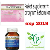 Jual PAKET-Blackmores conceive well gold & Blackmores conceive well men Murah