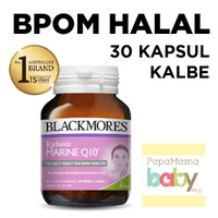 Jual Blackmores Radiance Marine Q10 -30 Kapsul BPOM HALAL KALBE Vitamin Murah