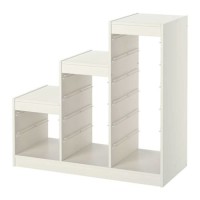 produk terlaris IKEA TROFAST Rangka Penyimpanan 99x44x94 cm - Putih