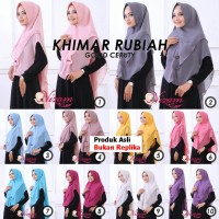 Jual Jilbab Instan KHIMAR RUBIAH Original by Nizam - Hijab Kerudung Cantik Murah