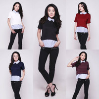 EXECUTIVE SEMI BLOUSE kemeja baju kerja atasan pakaian wanita murah