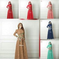 GAMIS LEBARAN 2017 / BAJU PESTA MUSLIMAH / GAMIS BROKAT TERBARU