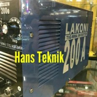 Lakoni Hawk Tig 200A Mesin Las Travo MMA - Argon 200 Ampere Promo