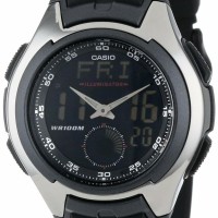 Casio Jam Tangan AQ160W-1 Analog Digital Untuk Pria Formal Casual ori