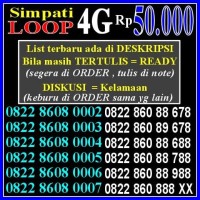 Jual Nomor Perdana Cantik Telkomsel Simpati Loop Triple Kwartet Murah Murah