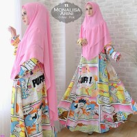 Syari monalisa arini/gamis anak remaja/maxi dress polos murah/TL