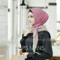 Jual jilbab instan/segitiga instan/jilbab syari/ori Narinda/ Lapis Manis Murah