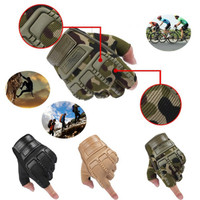 Jual Sarung Tangan Tactical Half Finger - Motor/Sepeda/Hiking/Outdoor Sport Murah