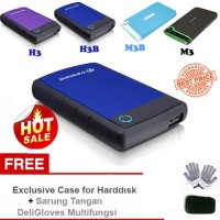 Ext Hardisk - Hdd Eksternal - Portable Hdd 1TB H3B USB 3.0 TRANSCEND