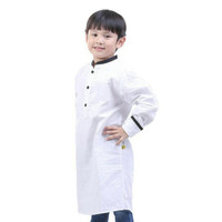T 1026 Baju Kurta Anak Laki-laki Gamis anak Cowok Black Neck Kurta