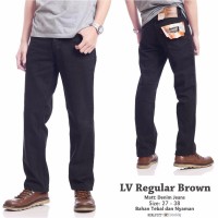 promo murah Celana Jeans Standar Abu Jeans Reguler Lois Levis Wrangle
